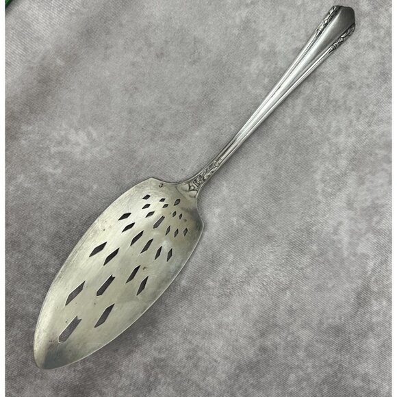 1934 Oneida WM Rogers MALIBU Silverplate Pie Cake Pastry Server VTG Art Deco - Picture 1 of 7